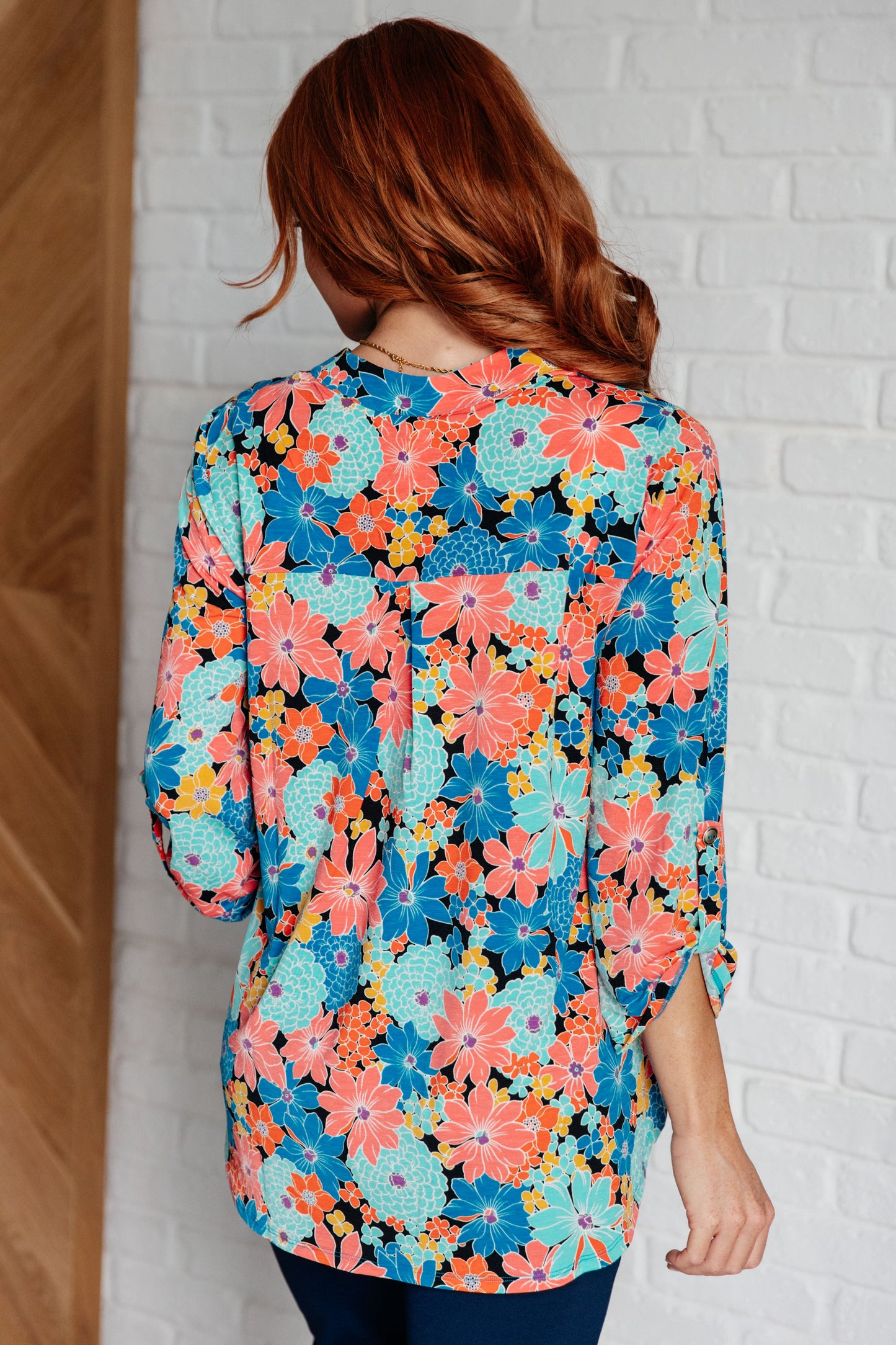 Lizzy Top | Royal & Jade Floral