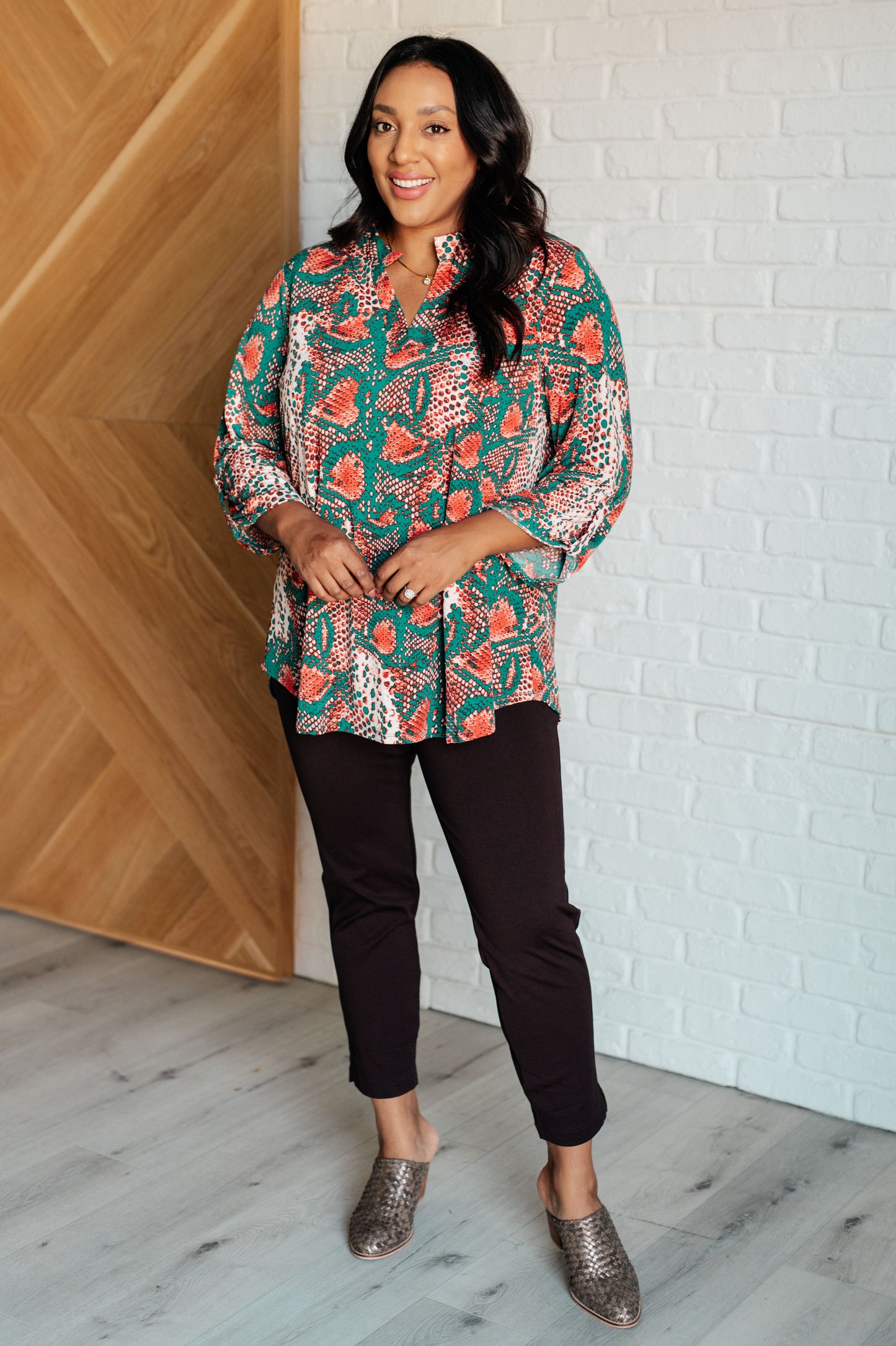 Magic Ankle Crop Skinny Pants | Chocolate