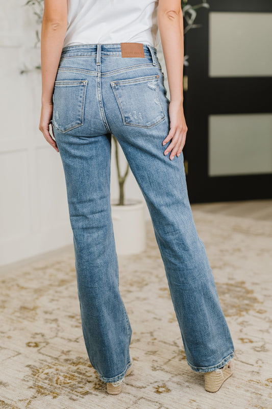 Lorena Mid-Rise Bootcut Jeans | Judy Blue