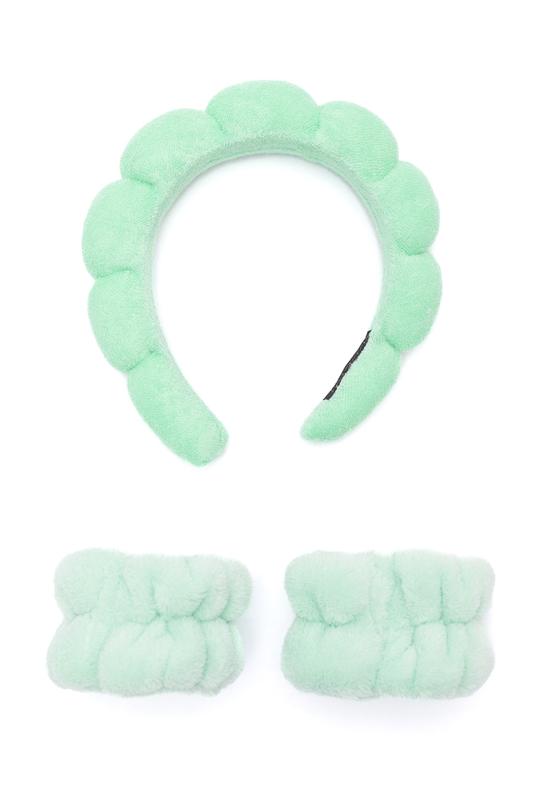 Lost in the Moment Headband & Wristband Set | Green