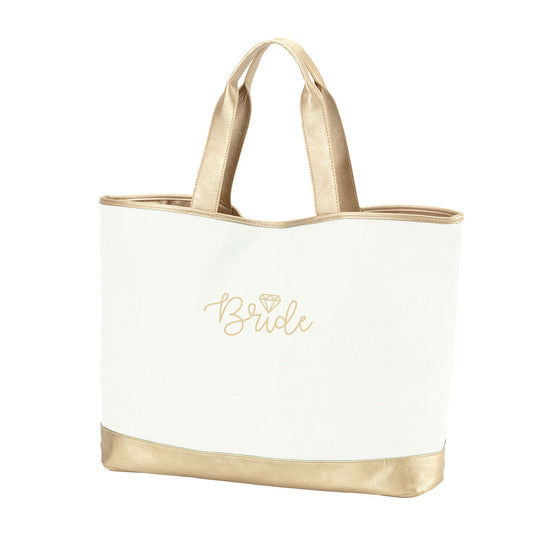 Bride Embroidery Cabana Tote
