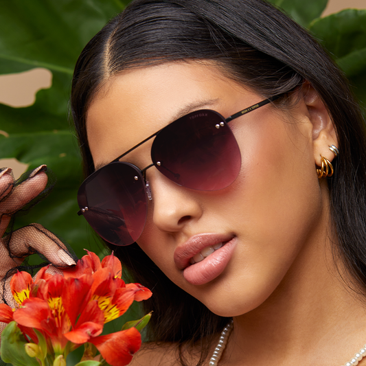 Megan Aviator Sunglasses | Ruby