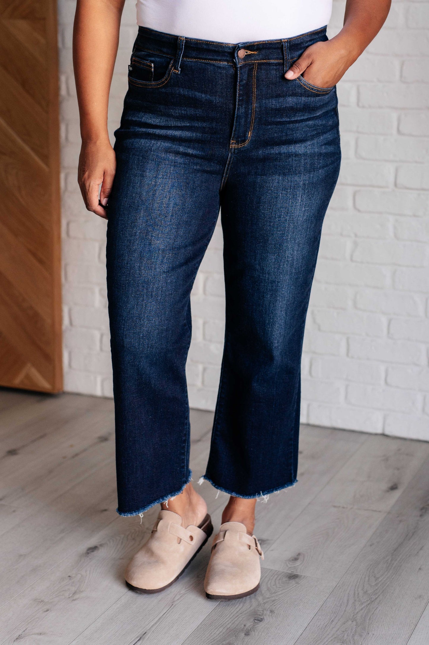 Madeline High-Rise Cropped Wide Leg Jeans | Judy Blue