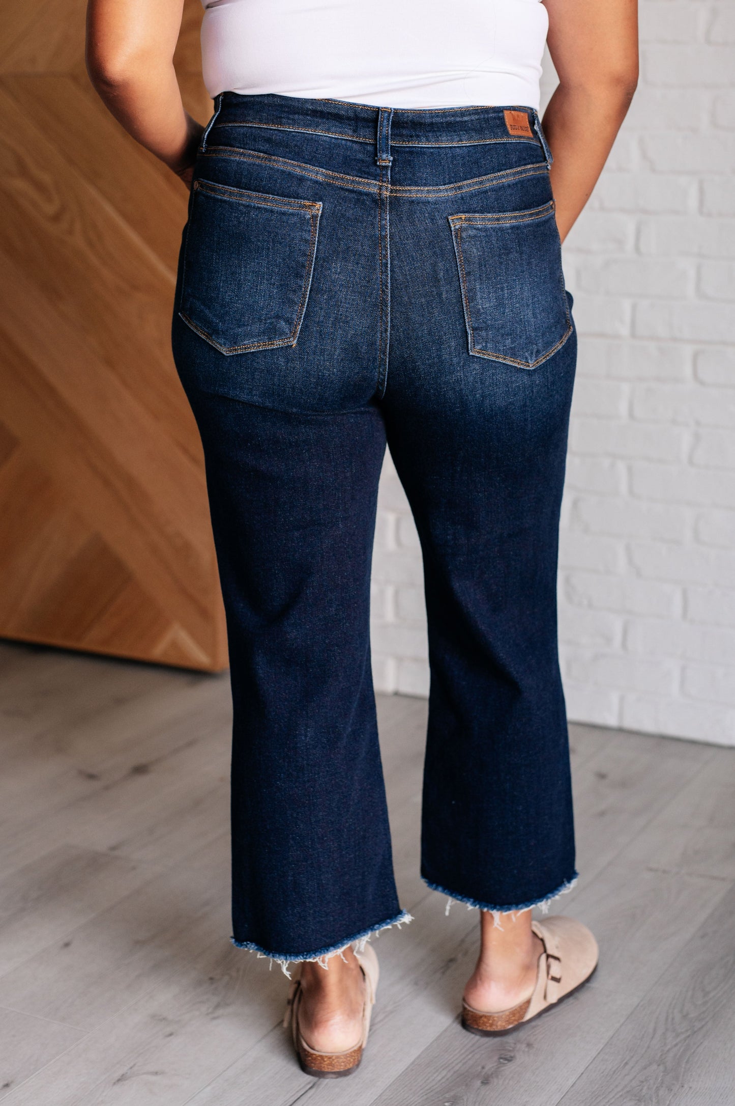 Madeline High-Rise Cropped Wide Leg Jeans | Judy Blue