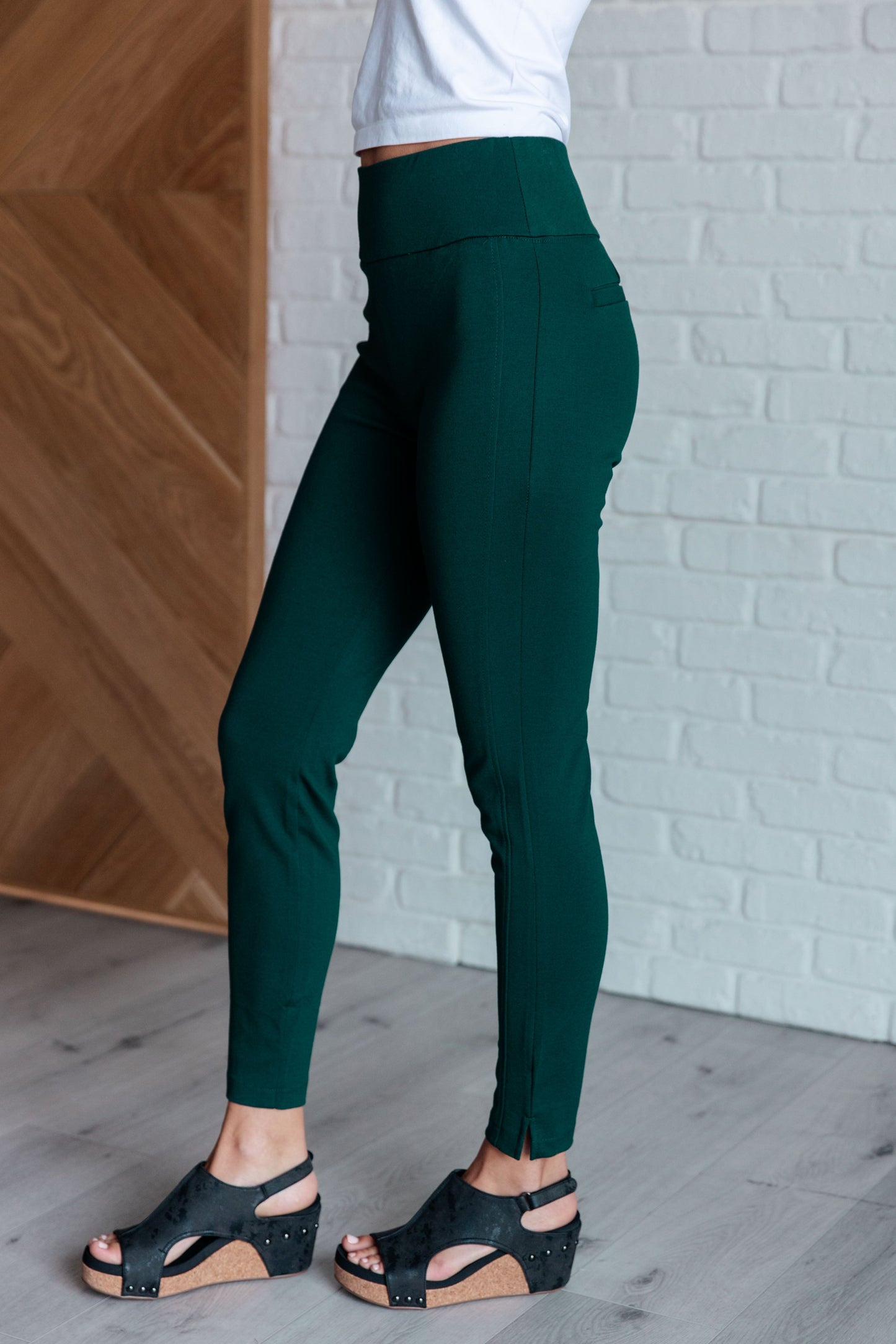 Magic Skinny Pants | Hunter Green