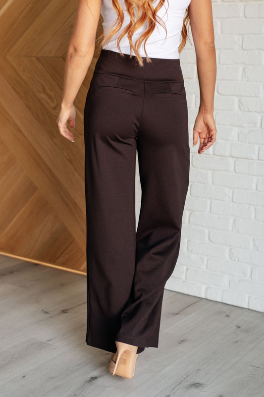 Magic Wide Leg Pants | Chocolate