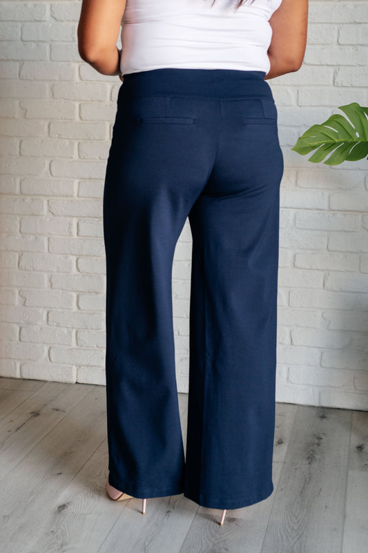 Magic Wide Leg Pants | Navy