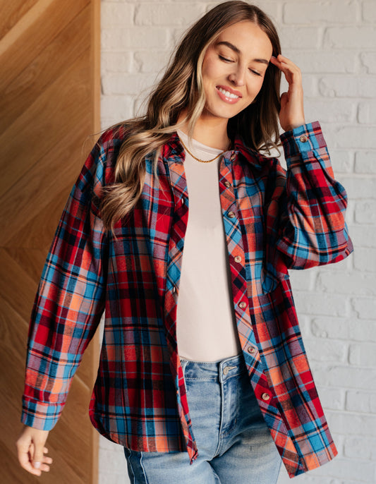 Make it Make Sense Plaid Top