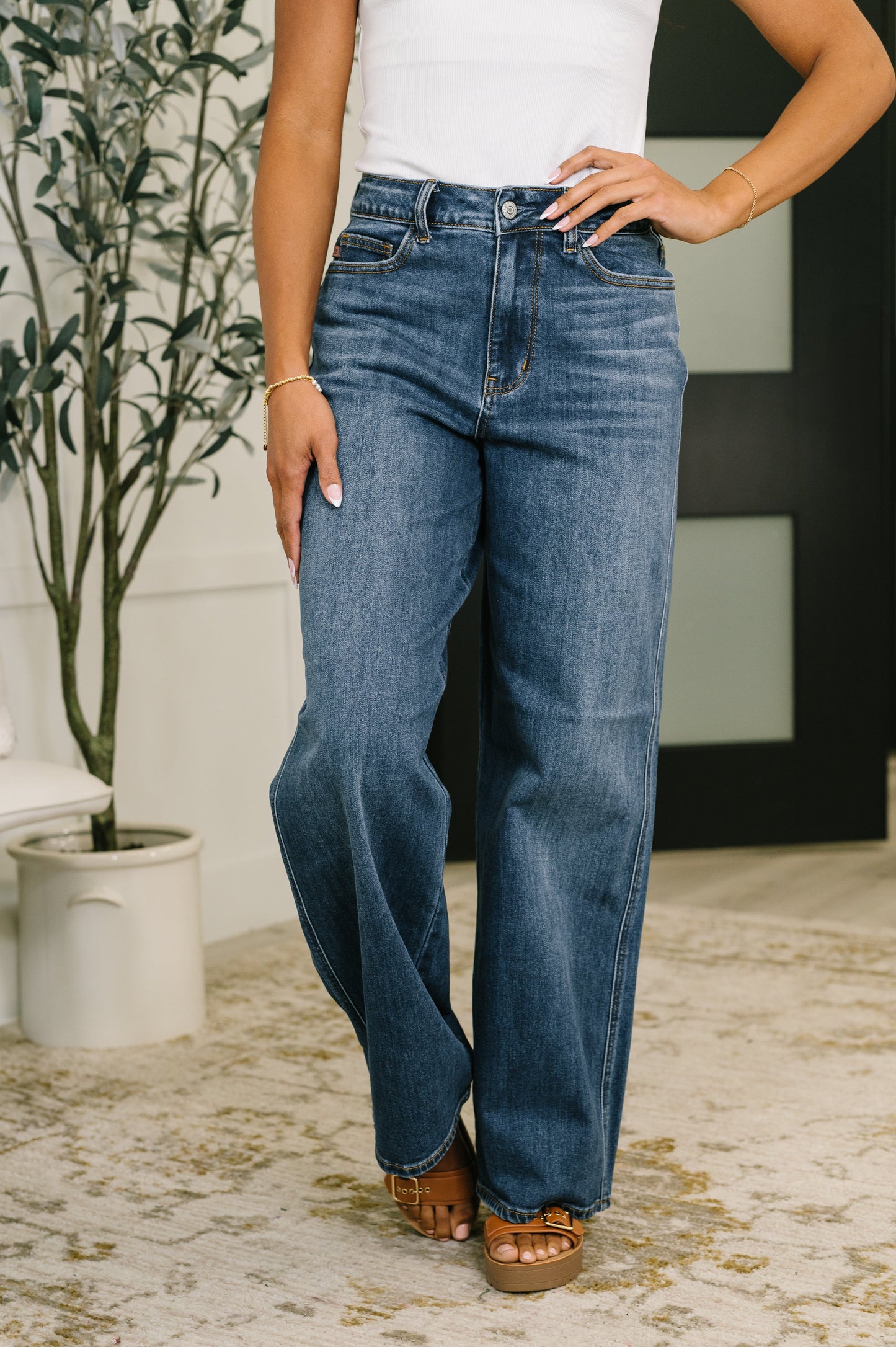 Marie High-Waist Wilhelmina Baggy Jeans | Judy Blue