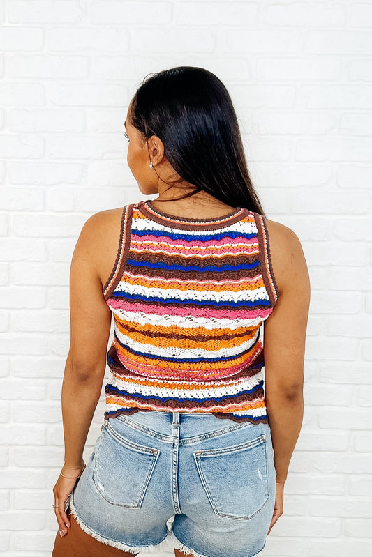 Max Aura Striped Tank Top