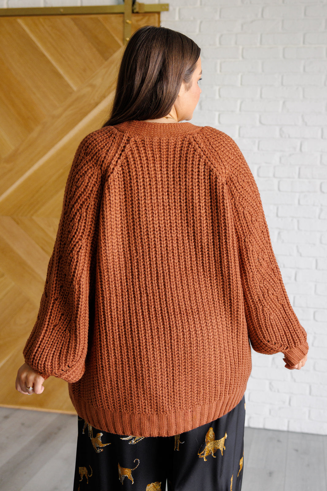 Maybe Monday Cardigan | Chestnut