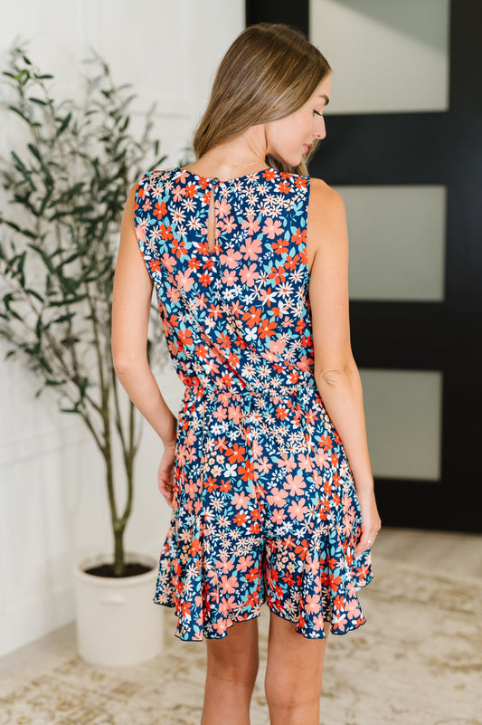 Meadow Mischief Sleeveless Romper