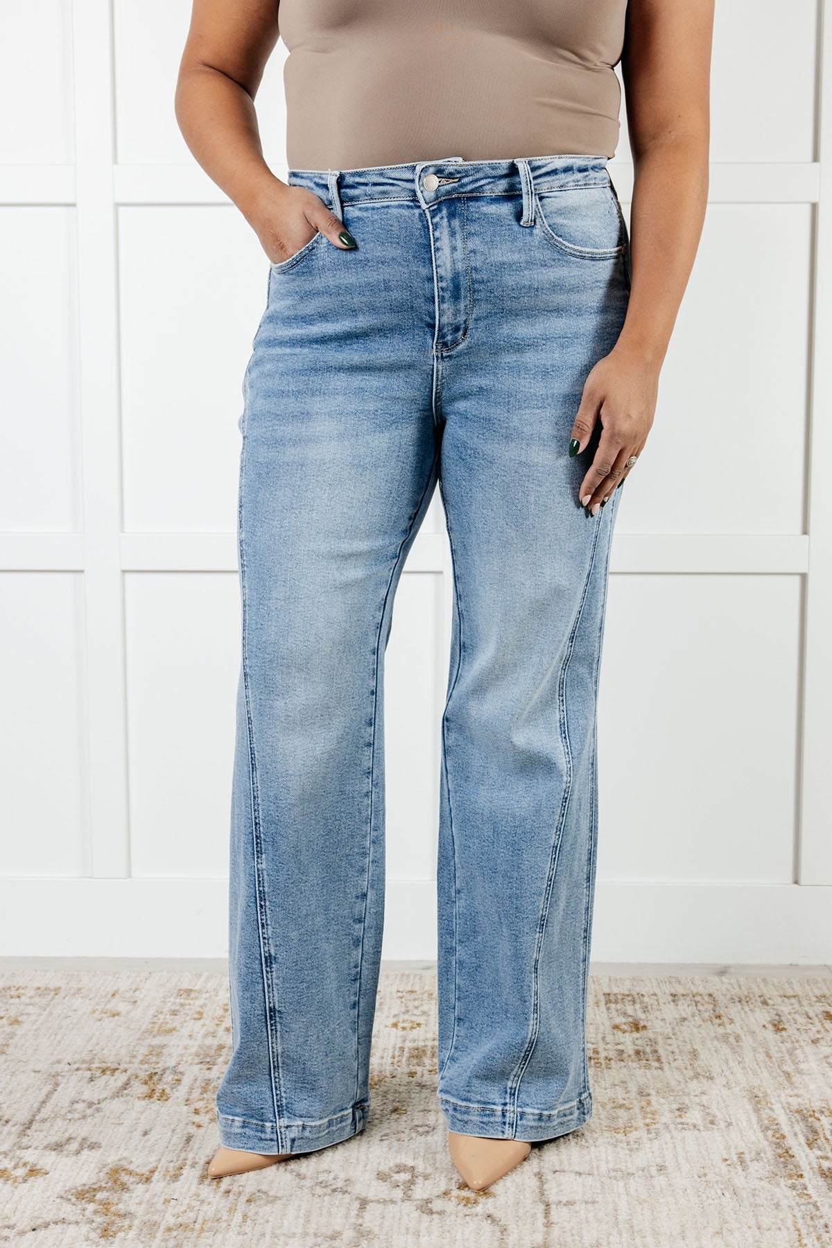 Melia High-Rise Wide Leg Jeans | Judy Blue