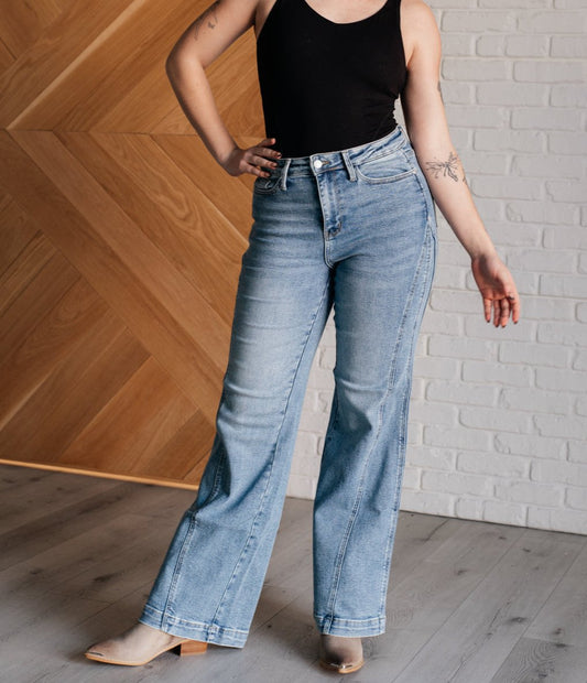 Melia High-Rise Wide Leg Jeans | Judy Blue