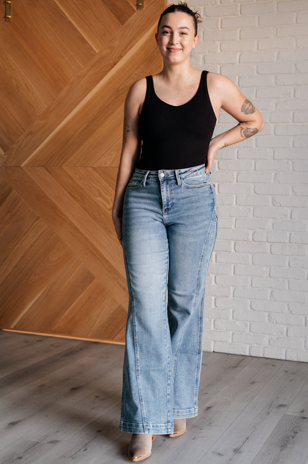 Melia High-Rise Wide Leg Jeans | Judy Blue