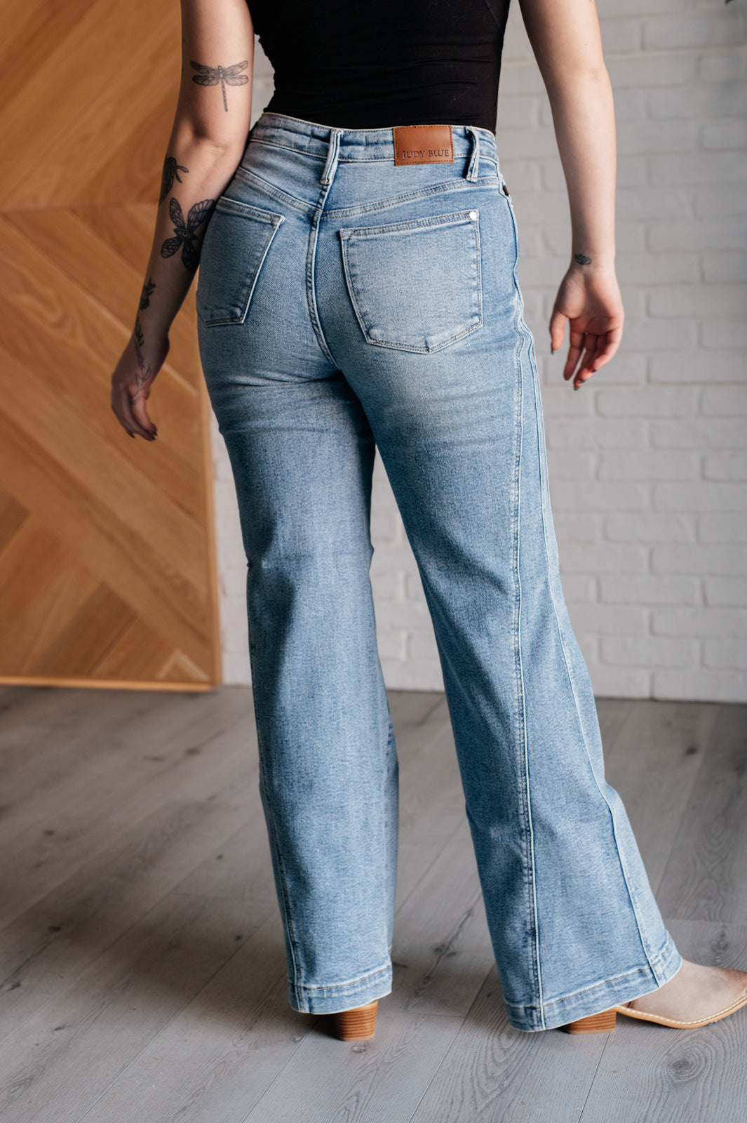 Melia High-Rise Wide Leg Jeans | Judy Blue