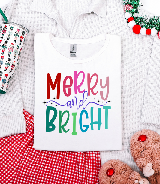 Merry & Bright Graphic Tee or Sweatshirt