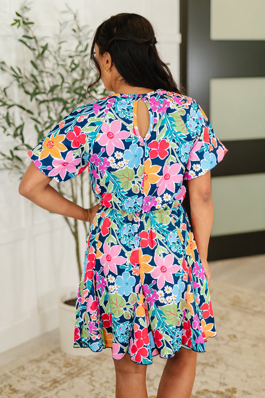 Miss Behave Dress | Navy