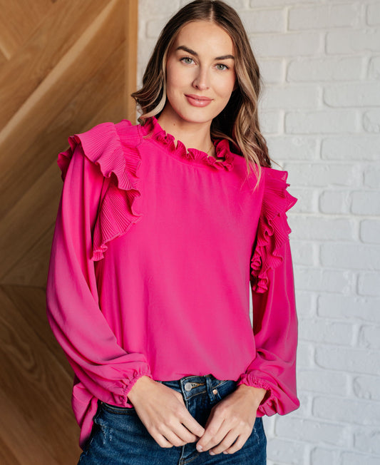 My Good Graces Ruffled Top