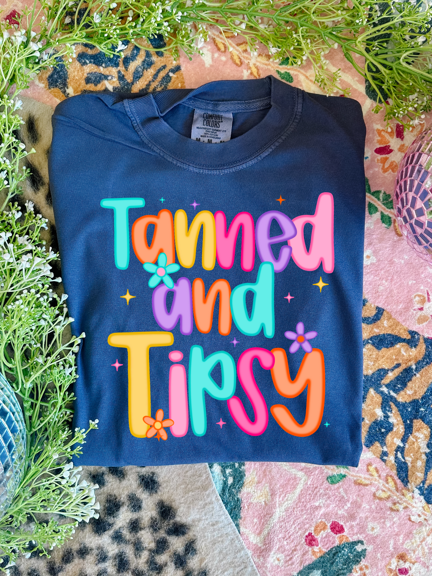Tanned & Tipsy Graphic Tee