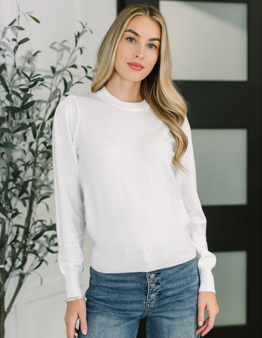 Necessary Closet Space Top | White