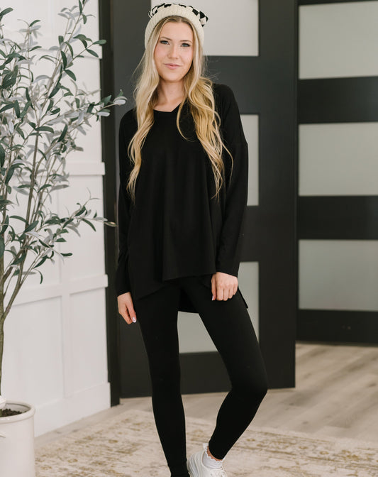 Next to Nothing Top & Bottom Set | Black