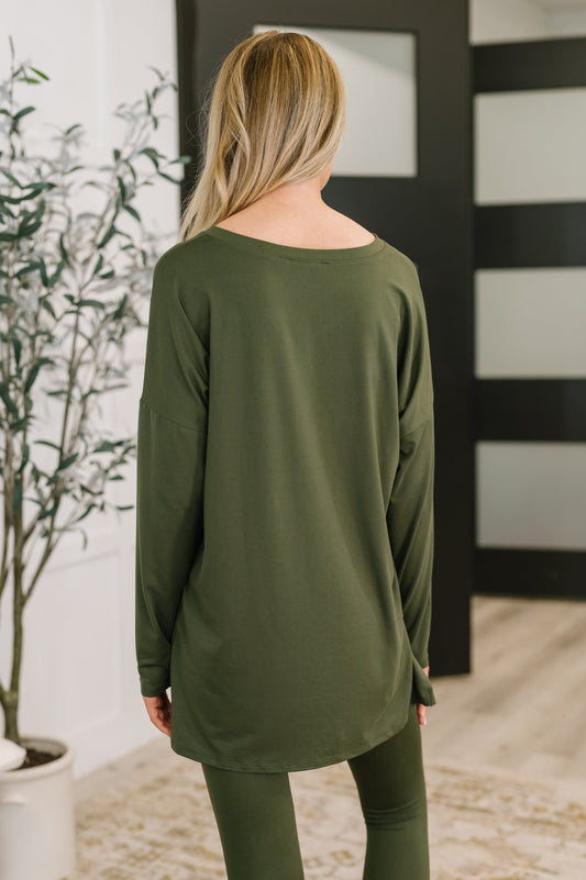 Next to Nothing Top & Bottom Set | Dark Olive