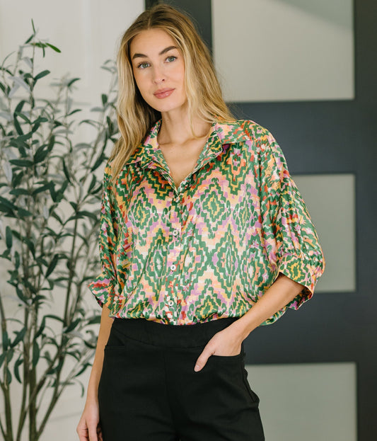 Optical Illusion Blouse