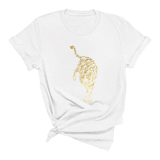 Gold Tiger Graphic Tee
