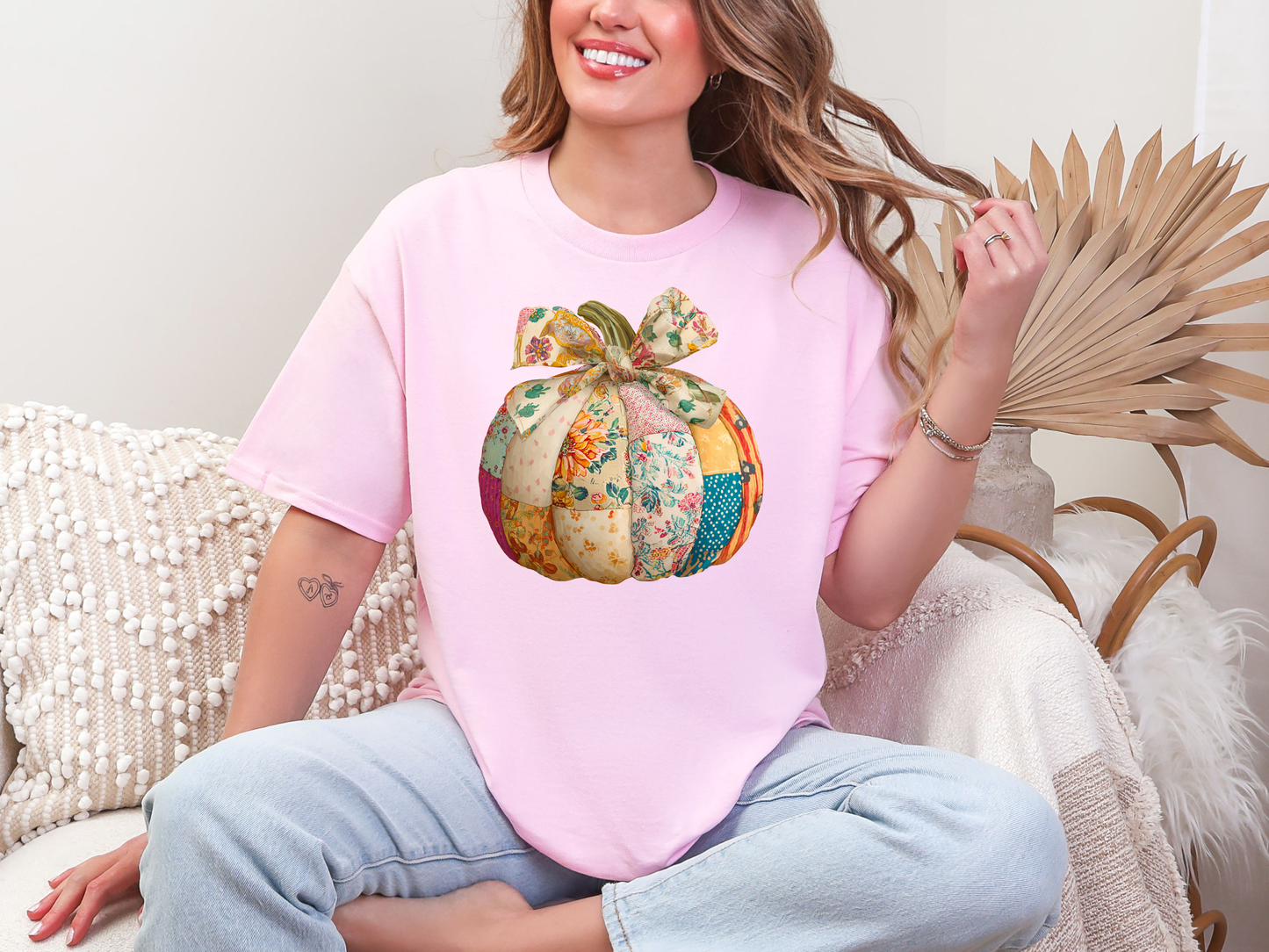Patchwork Pumpkin Graphic Tee