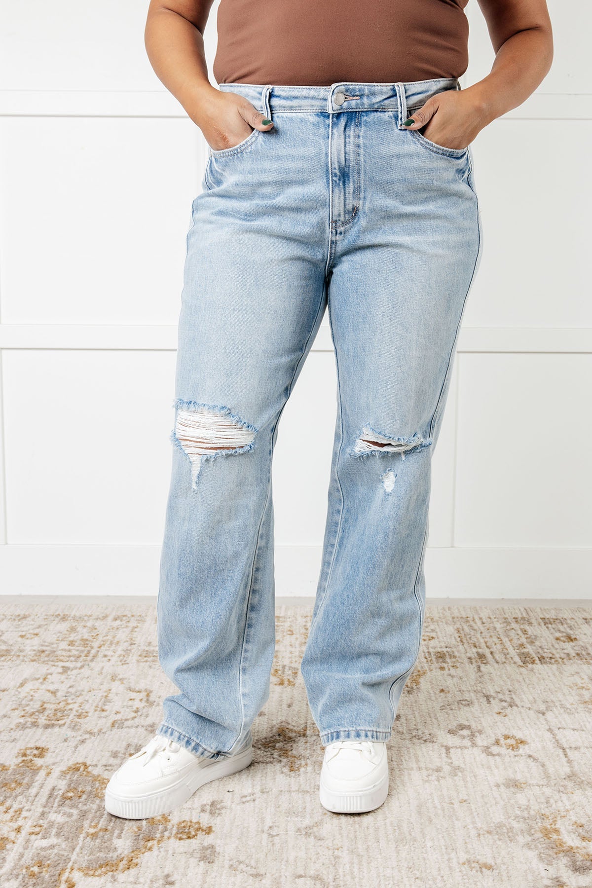 Patricia High-Rise Rigid Magic 90's Straight Jeans | Judy Blue