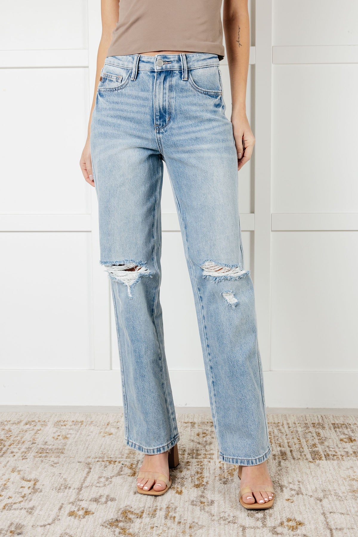 Patricia High-Rise Rigid Magic 90's Straight Jeans | Judy Blue