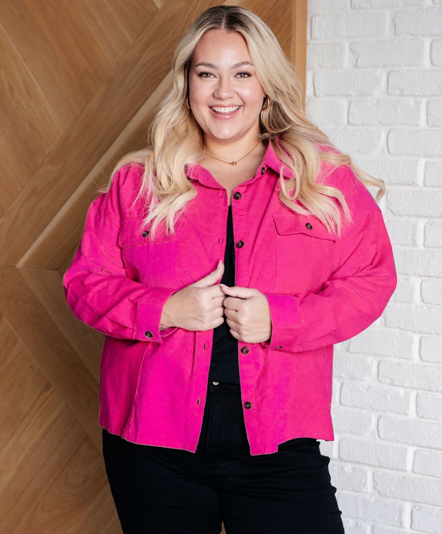 Perfect Pop of Pink Jacket