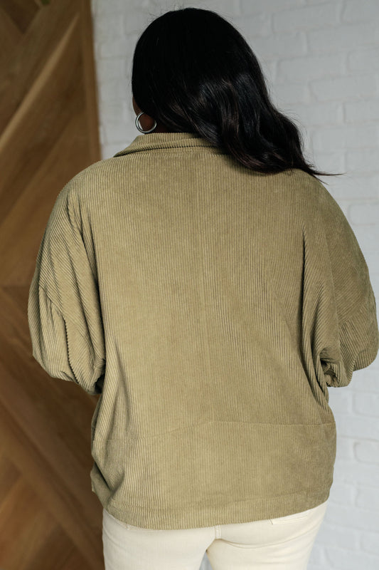 Primrose Corduroy Jacket | Olive