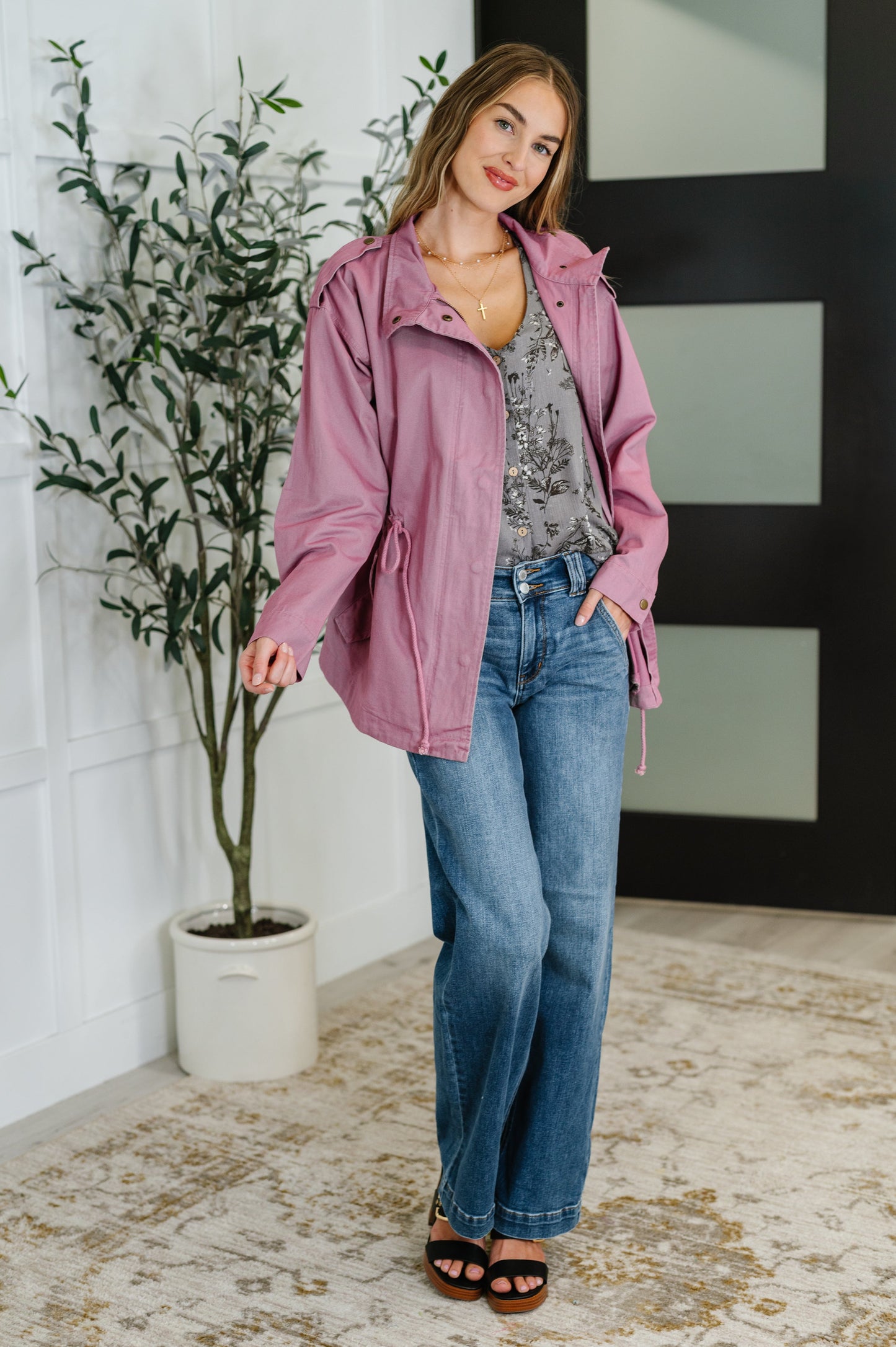 Puddle Jumper Jacket | Mauve
