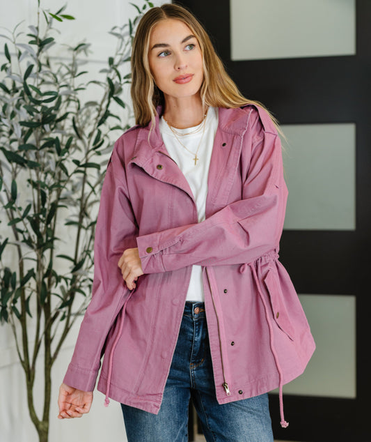 Puddle Jumper Jacket | Mauve