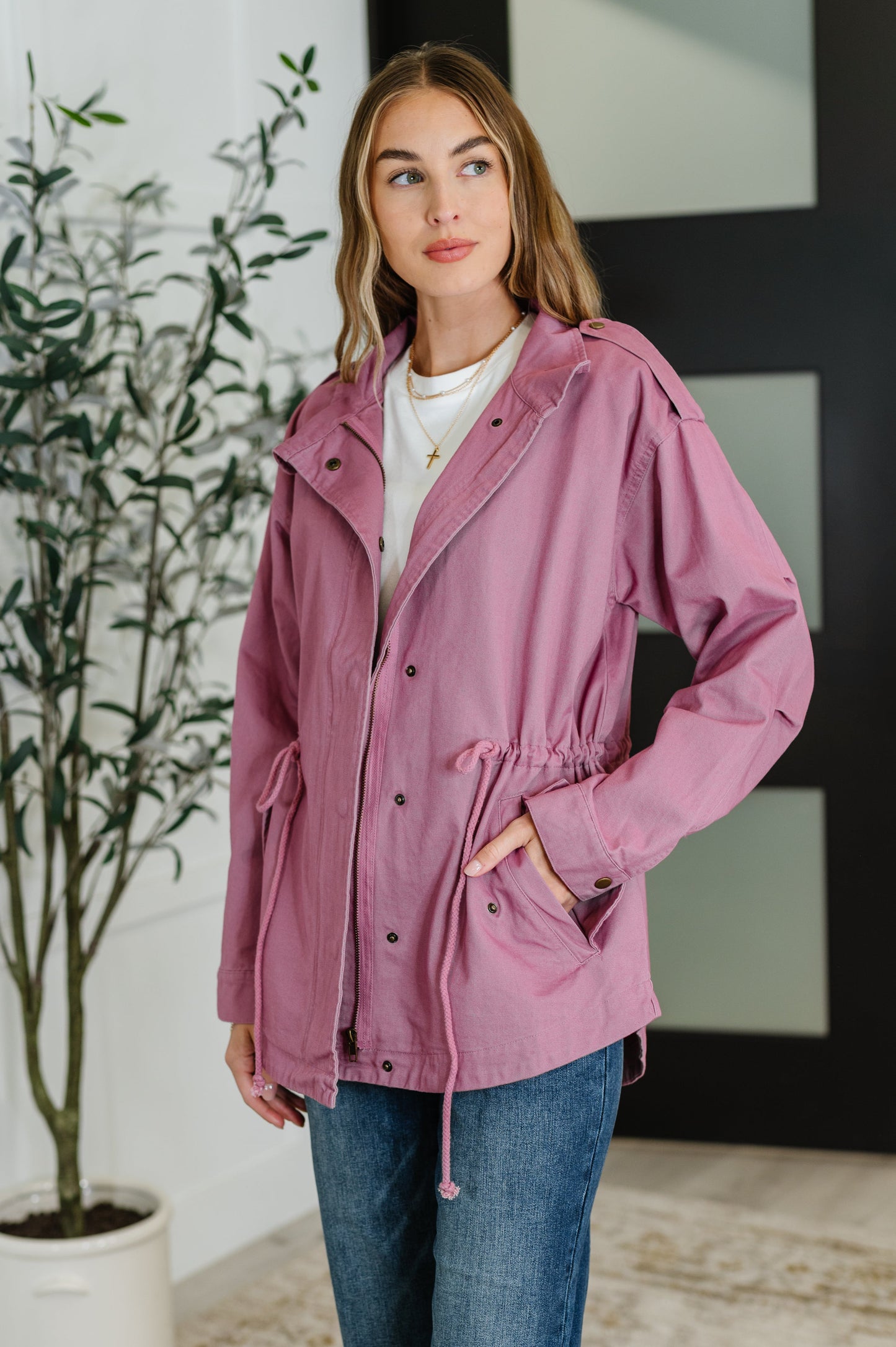 Puddle Jumper Jacket | Mauve