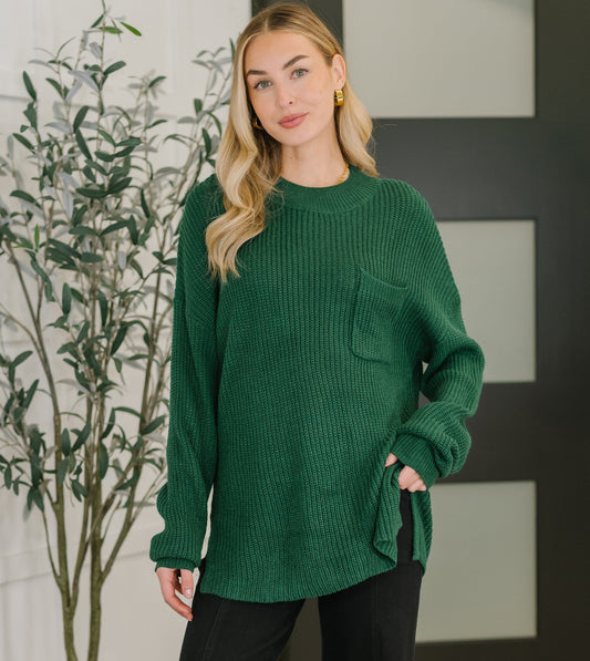Quick Nap Pullover | Hunter Green
