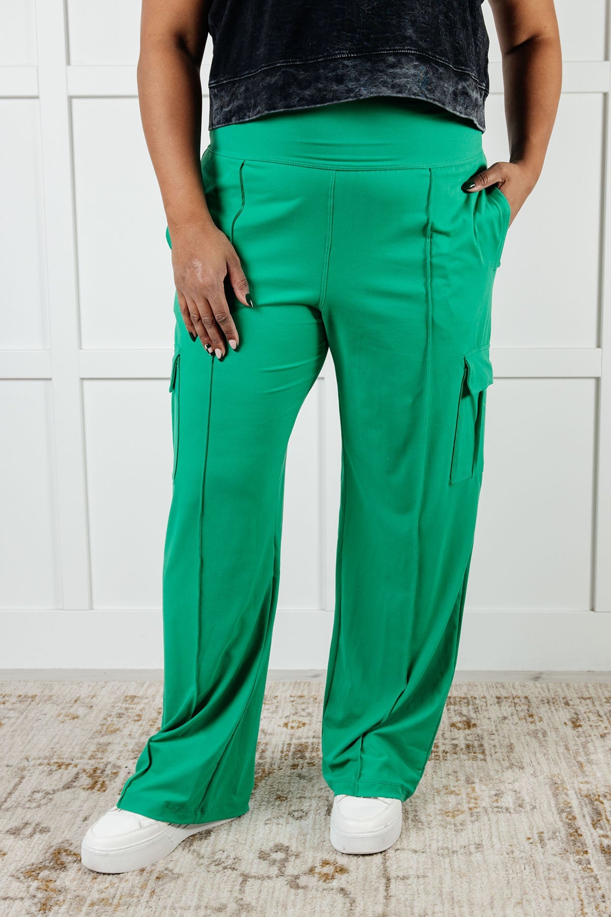 Race to Relax Cargo Pants | Emerald Green