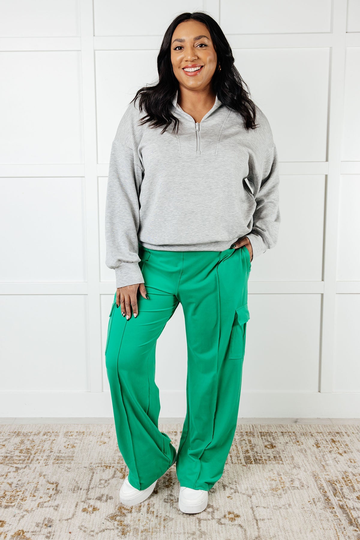 Race to Relax Cargo Pants | Emerald Green