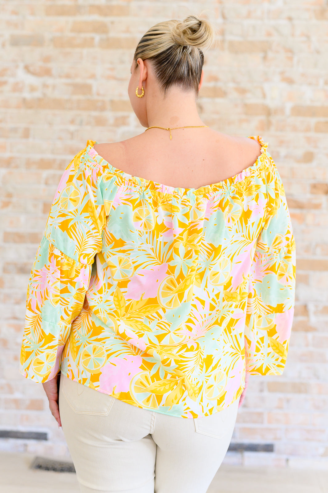 Rich Spirit Off Shoulder Blouse