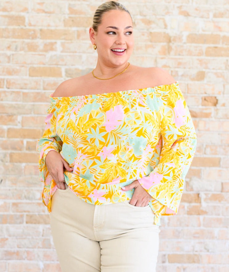 Rich Spirit Off Shoulder Blouse