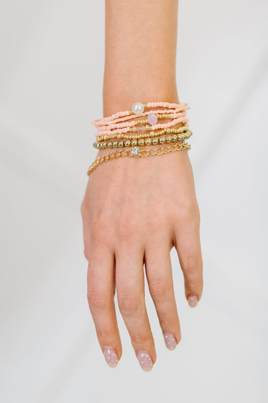 Rose & Radiance Bracelet Set