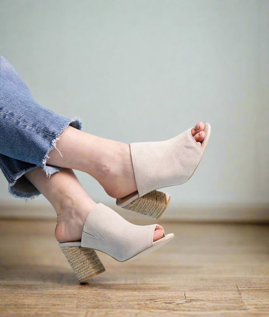 Helena Sandals | Ice Suede