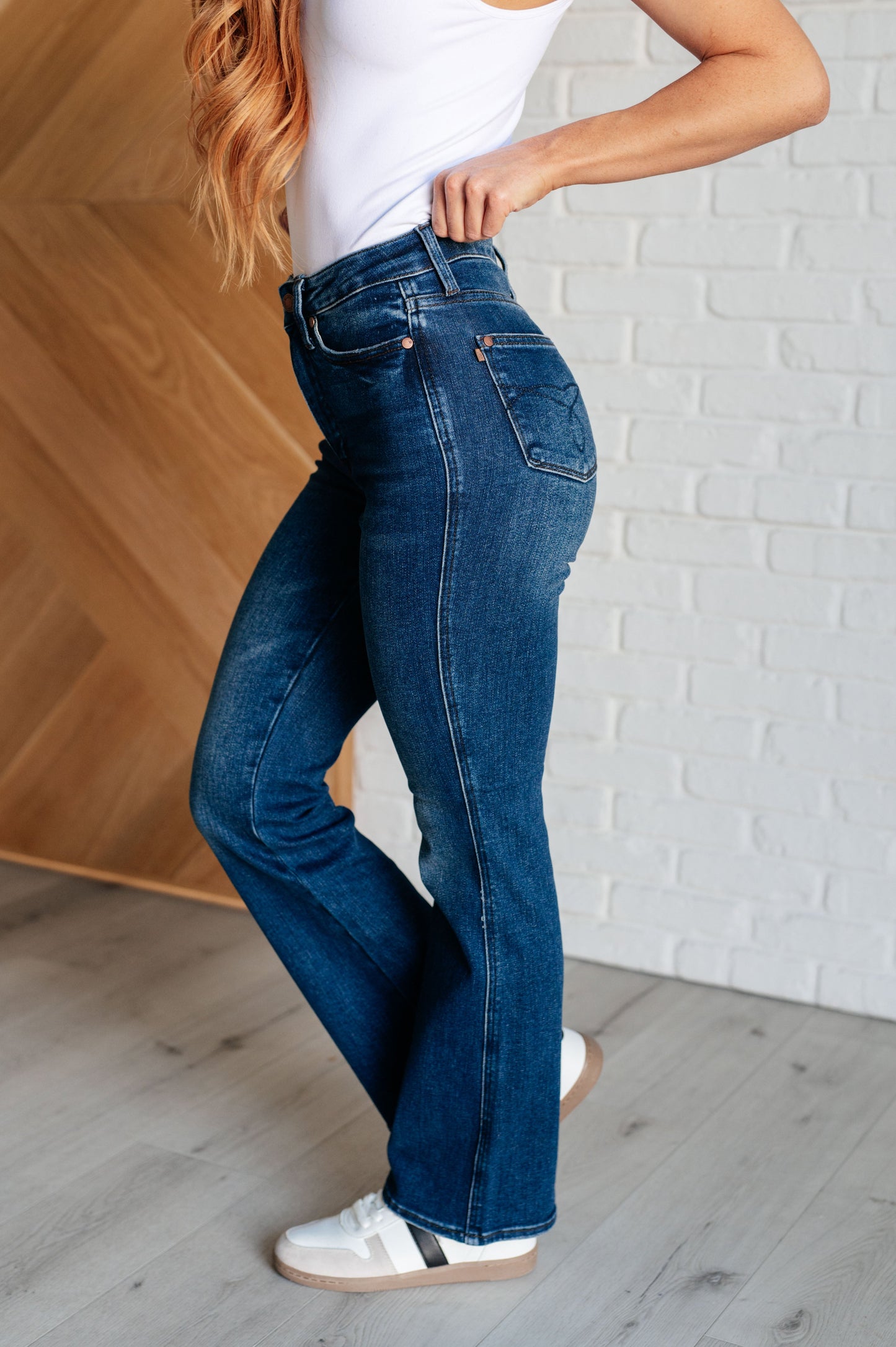 Santana High-Rise Control Top Bootcut Jeans | Judy Blue