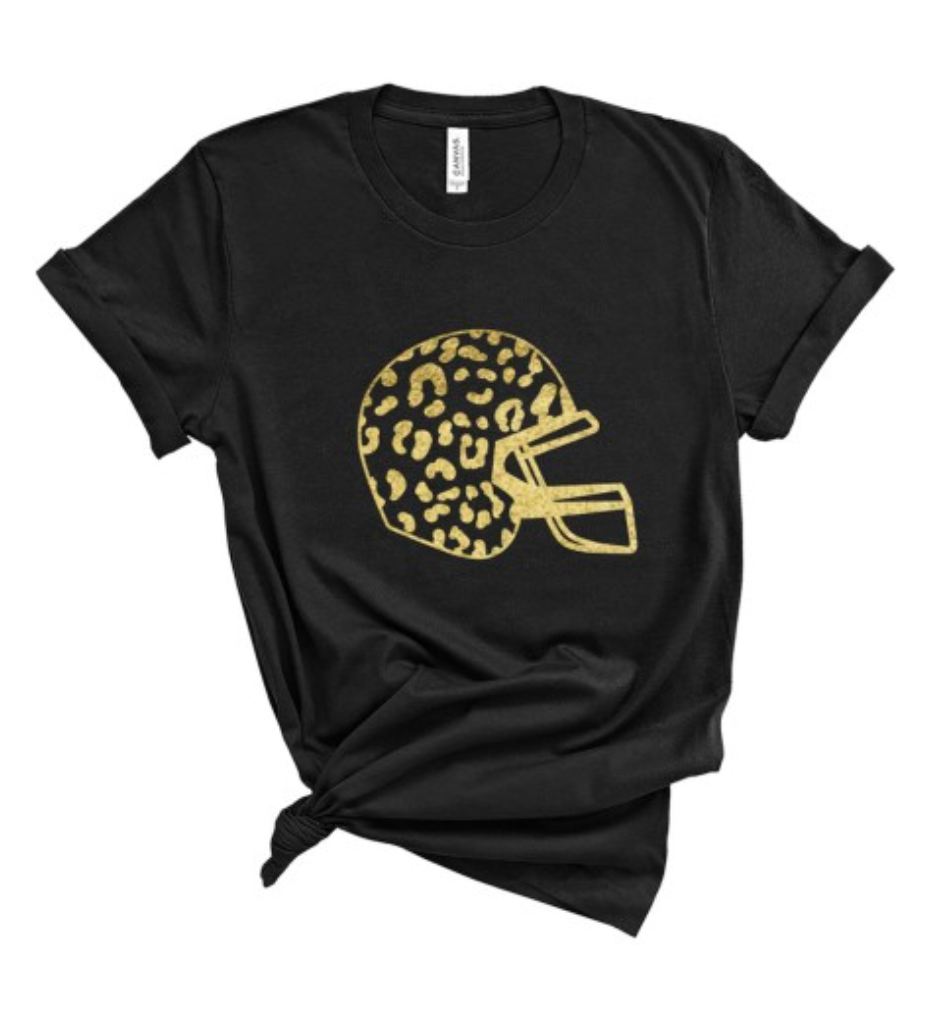 Leopard Helmet Graphic Tee