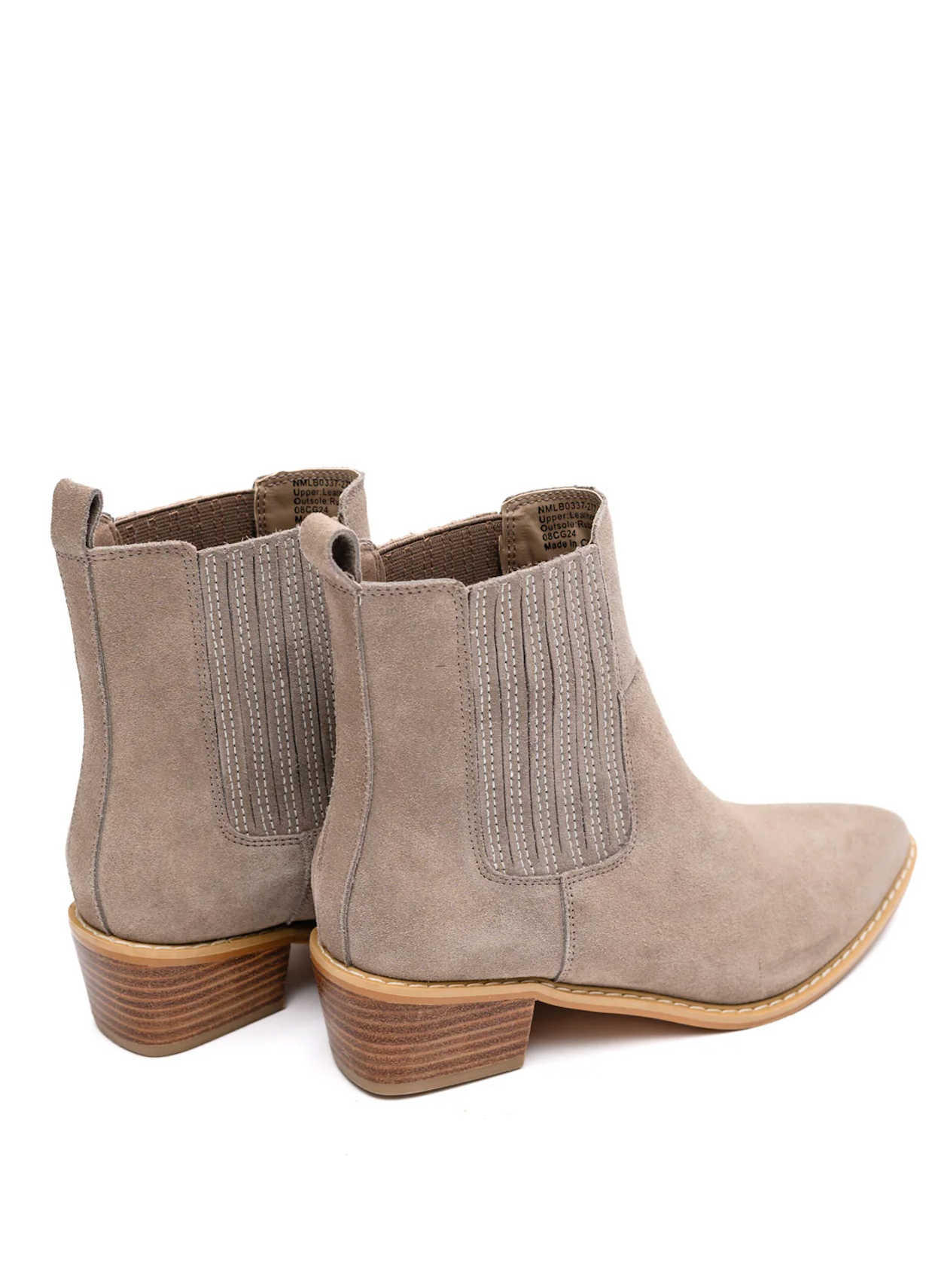 Leonor Suede Ankle Boots | Taupe