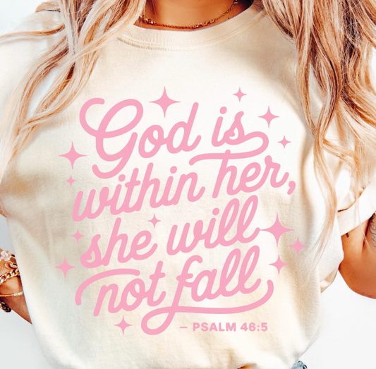 She Will Not Fall Graphic Tee