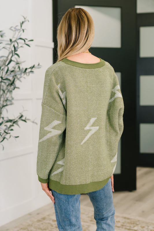 Shock Value Sweater | Olive