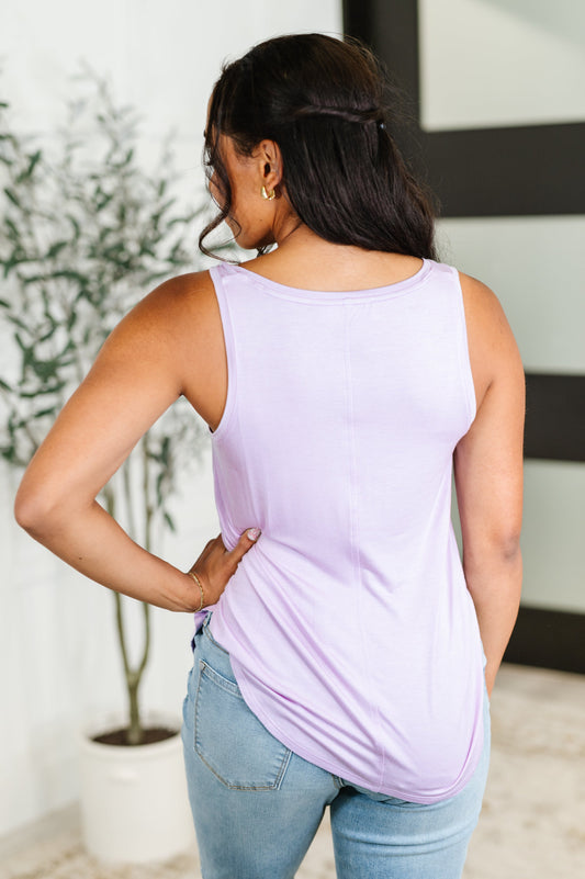 Simpler Times Basic Tank | Lavender